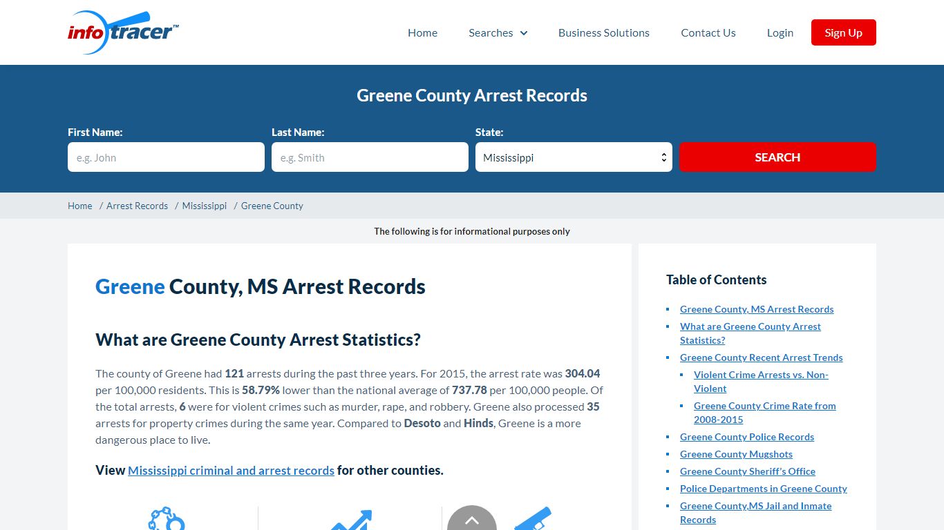 Greene County, MS Arrests, Mugshots & Jail Records - InfoTracer